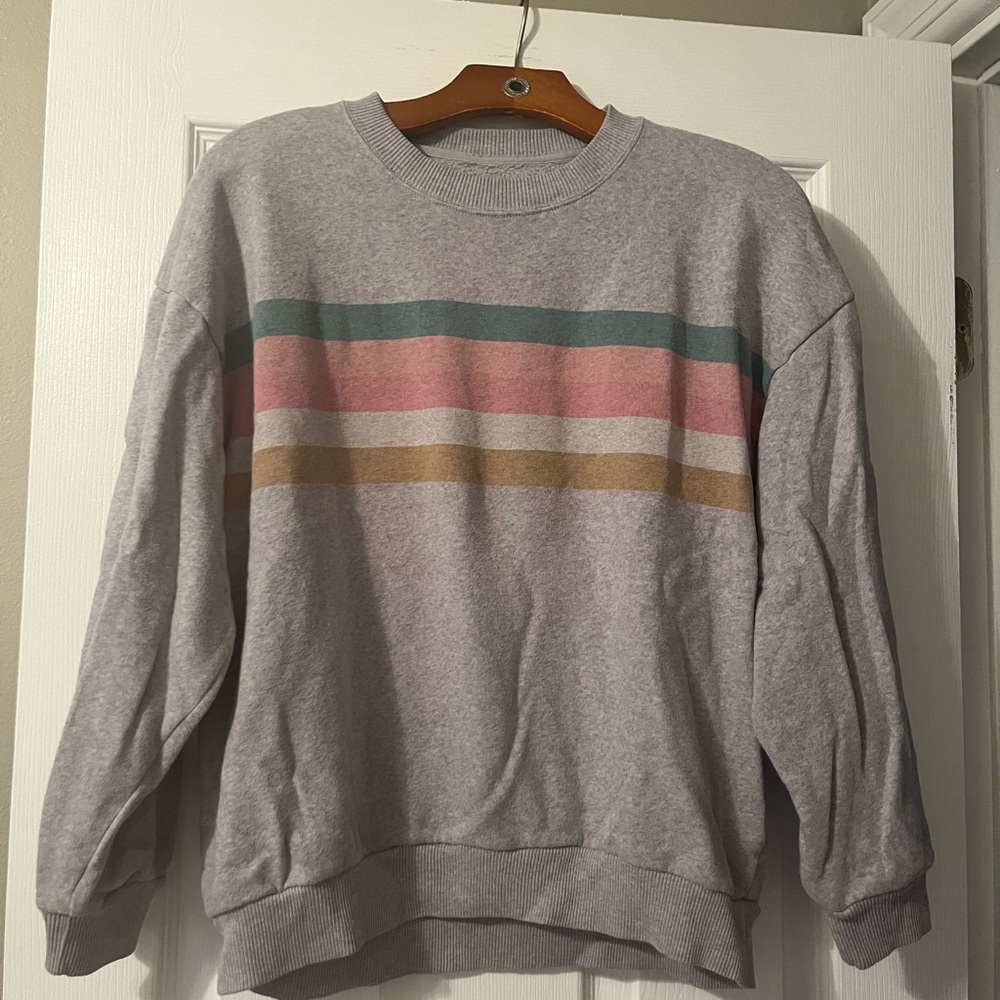 American Eagle striped sweatshirt